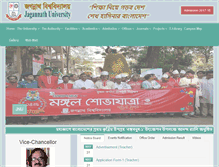 Tablet Screenshot of jnu.ac.bd